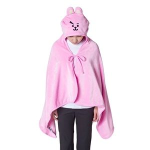 BT21 Cooky Hooded Blanket Authentic